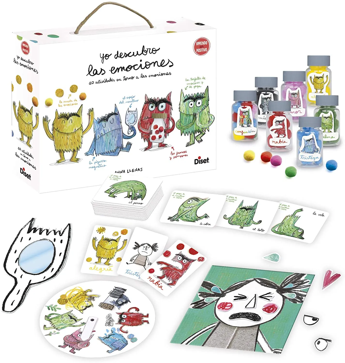 Juegos Educativos. Psicología para regalar 5 juegos inteligencia emocional el monstruo de los colores ninos | Neurita