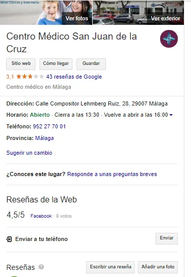 mejora el posicionamiento local de tu centro sanitario google my 2 | Neurita